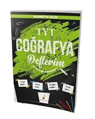 Pelikan Tıp Teknik Yayıncılık TYT Coğrafya Defterim kapağı