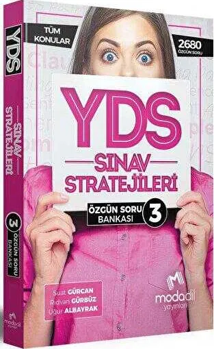 YDS Sınav Stratejileri Özgün Soru Bankası kapağı