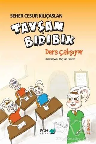 Tavşan Bıdıbık Ders Çalışıyor kapağı