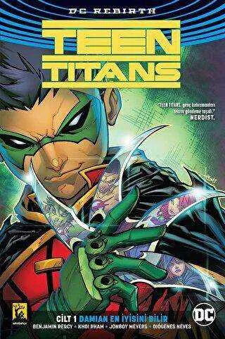 Damian En İyisini Bilir Cilt 1 - Teen Titans kapağı