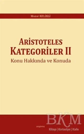 Aristoteles Kategoriler 2 kapağı