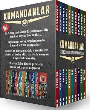 Kumandanlar Seti 10 Kitap Takım Kutulu kapağı