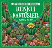 Renkli Kaktüsler : Yetişkinler için Boyama kapağı