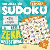 Çocuklar için Sudoku : Sticker Hediyeli Zor Seviye 1 kapağı