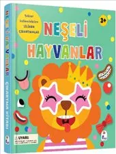Neşeli Hayvanlar : Silikon Çıkartmalı - Ciltli kapağı
