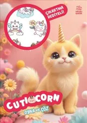 Cuticorn : Oyna ve Çöz Çıkartmalı Etkinlik Kitabı kapağı
