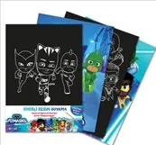 Pjmasks Sihirli Resim Boyama : Ahşap Kalem Hediyeli kapağı