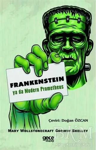 Frankenstein ya da Modern Prometheus kapağı