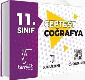 11. Sınıf Coğrafya Cep Test kapağı