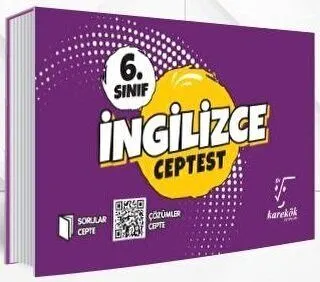 6. Sınıf İngilizce Cep Test kapağı