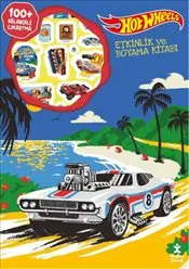 Hot Wheels Çok Çıkartmalı Boyama Kitabı kapağı