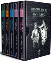 Sherlock Holmes 5 Kitap Özel Baskı Set : Citli kapağı