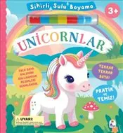 Sihirli Sulu Boyama - Unicornlar Ciltli kapağı