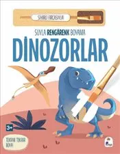 Suyla Rengarenk Boyama : Dinozorlar - Sihirli Fırçasıyla kapağı
