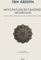 Mevlana Halid-i Bağdadi Müdafaası kapağı