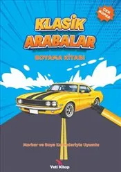 Klasik Arabalar Boyama Kitabı kapağı