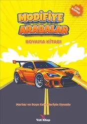 Modifiye Arabalar Boyama Kitabı kapağı