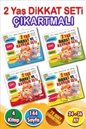 Okul Öncesine İlk Adım 2 Yaş Dikkat ve Kavram Geliştirici Etkinlik Seti kapağı
