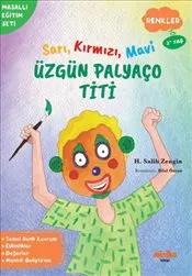 Sarı Kırmızı Mavi Üzgün Palyaço Titi kapağı
