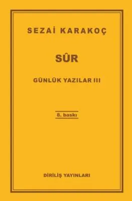 Günlük Yazılar 3 - Sur kapağı
