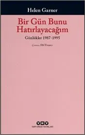 Bir Gün Bunu Hatırlayacağım: Günlükler 1987-1995 kapağı