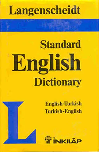 Langenscheid Standard English Dictionary English-Turkish Turkish-English kapağı