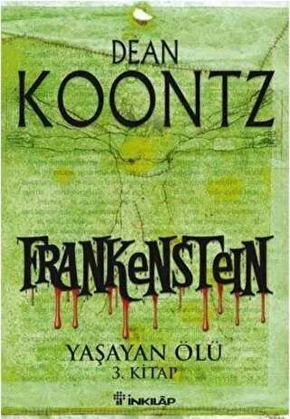 Frankenstein - Yaşayan Ölü 3. Kitap kapağı