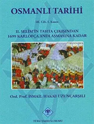 Osmanlı Tarihi - 3. Cilt 1. Kısım kapağı