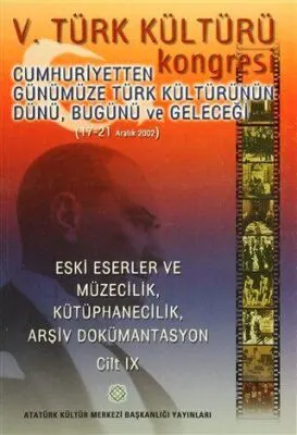 5. Türk Kültürü Kongresi Cilt: 9 kapağı