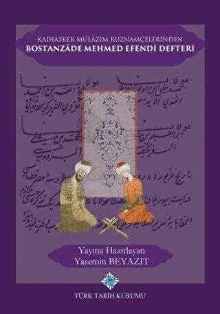 Kadıasker Mülazım Ruznamçelerinden Bostanzade Mehmed Efendi Defteri kapağı