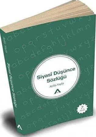 Siyasi Düşünce Sözlüğü kapağı
