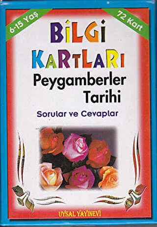 Bilgi Kartları - Peygamberler Tarihi 72 Kart 6 - 15 Yaş kapağı