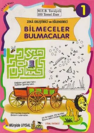 Zeka Geliştirici ve Eğlendirici Bilmeceler Bulmacalar 10 Kitap Takım kapağı