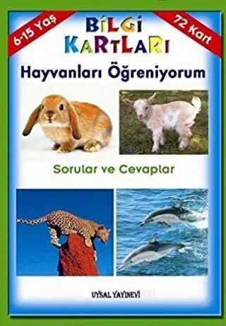 Bilgi Kartları - Hayvanları Öğreniyorum kapağı