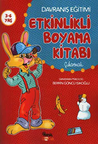 Etkinlikli Boyama Kitabı Çıkartmalı kapağı