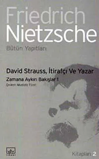 David Strauss, İtirafçı ve Yazar kapağı