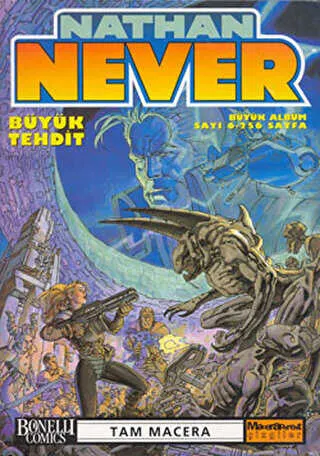 Nathan Never Büyük Albüm Sayı: 6 Büyük Tehdit kapağı