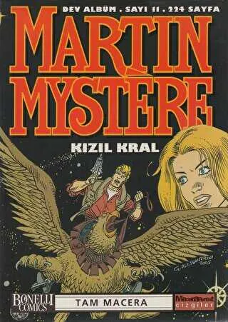 Martin Mystere Dev Albüm Sayı: 11 Kızıl Kral kapağı
