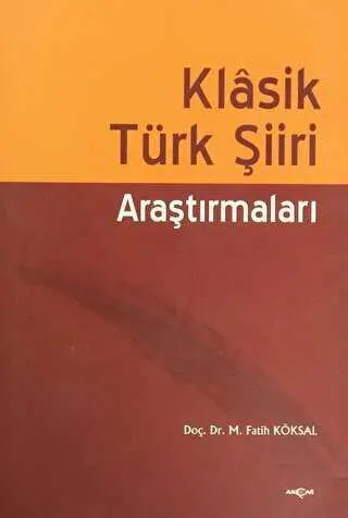 Klasik Türk Şiiri Araştırmaları kapağı