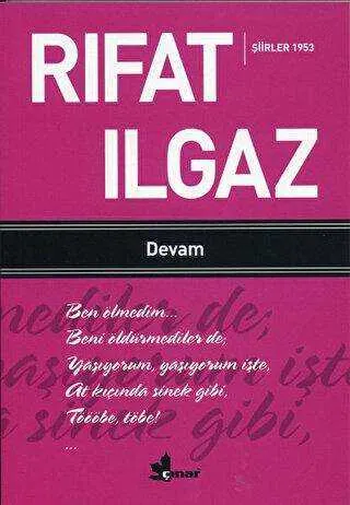 Devam - Şiirler 1953 kapağı