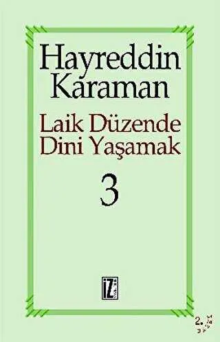 Laik Düzende Dini Yaşamak Cilt: 3 kapağı