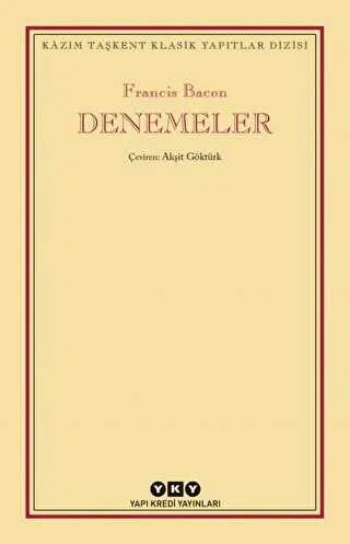 Denemeler kapağı