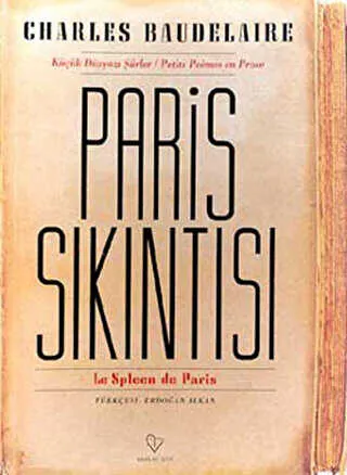 Paris Sıkıntısı Küçük Düzyazı Şiirler kapağı