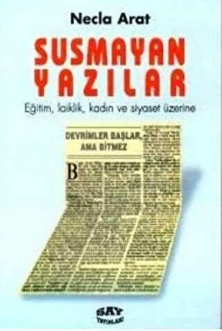 Susmayan Yazılar kapağı