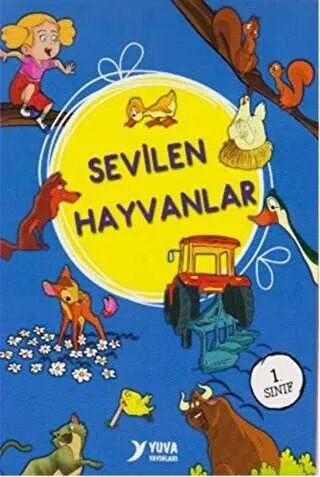Sevilen Hayvanlar Serisi Düz Yazılı 1. Sınıf 10 Kitap Set kapağı