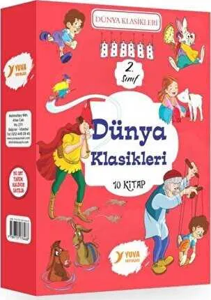 2. Sınıf Dünya Klasikleri 10 Kitap Takım kapağı