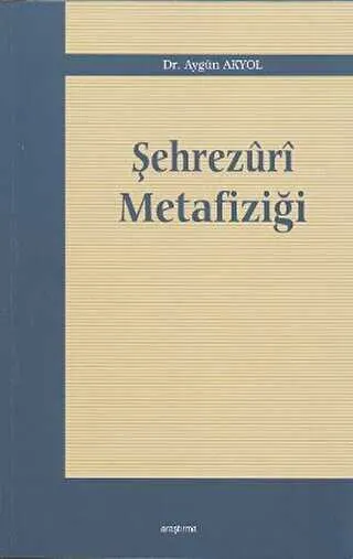 Şehrezuri Metafiziği kapağı