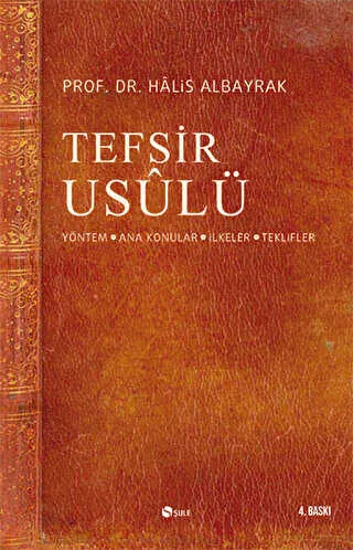 Tefsir Usulü kapağı