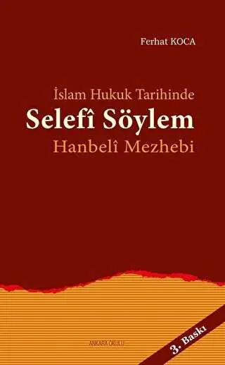 İslam Hukuk Tarihinde Selefi Söylem kapağı