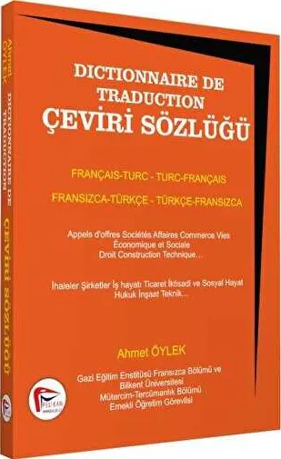 Dictinonnaire De Traduction Çeviri Sözlüğü kapağı